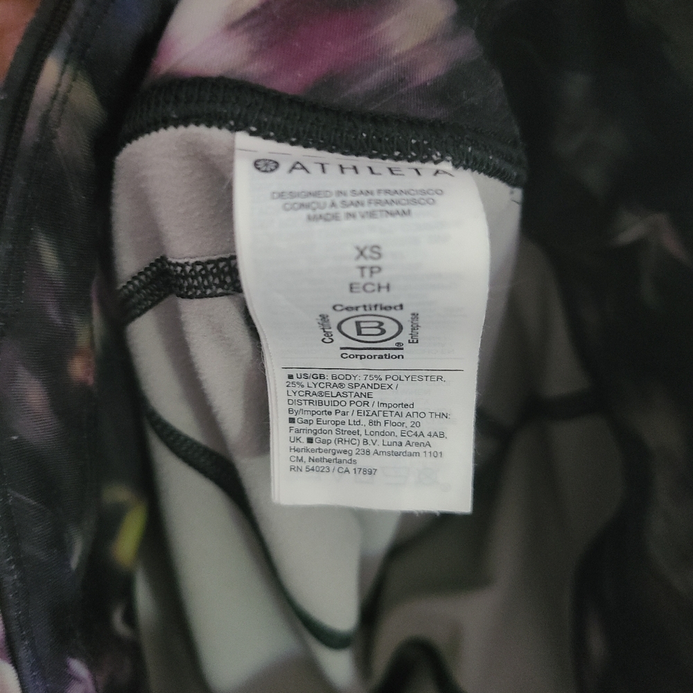 Athleta Floral Leggings